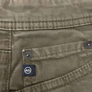 AG Adriano Goldschmied Jeans, Olive, size 33 x 32